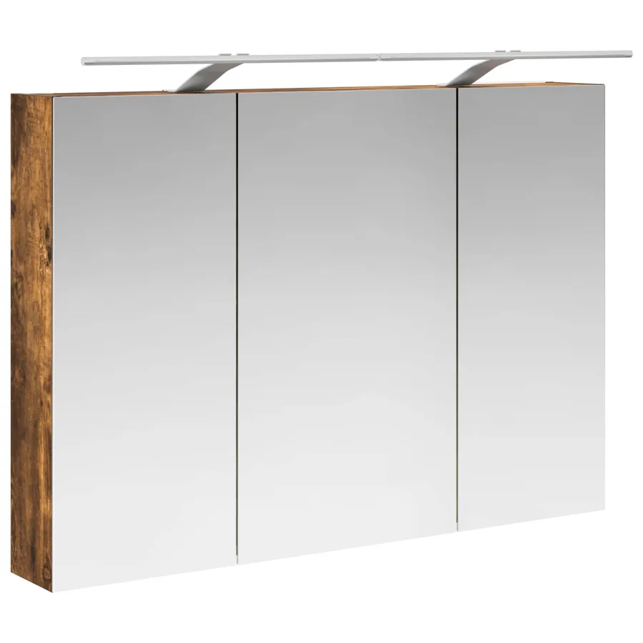 Ensemble de mobilier de salle de bain 4 pcs Chêne fumé - 7