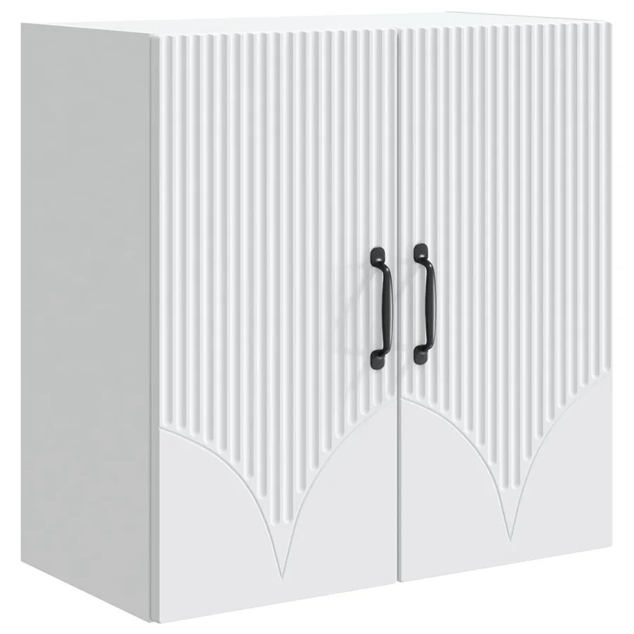 Armoire Murale Blanc 59 x 31 x 60 cm Bois d'ingénierie - 2