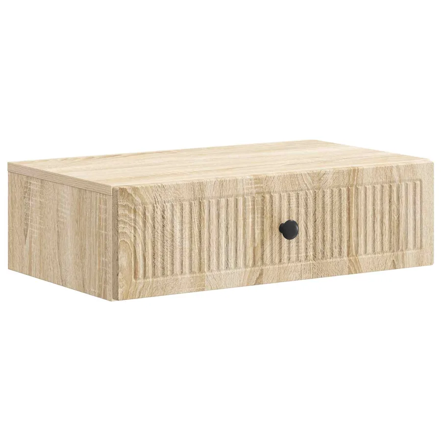 Table d'appoint murale Chêne Sonoma 59 x 34,5 x 17 cm - 2