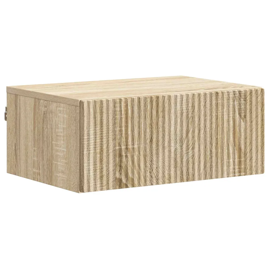 Cabinet de chevet mural 2 pcs Chêne Sonoma 49 x 34,5 x 20 cm - 5