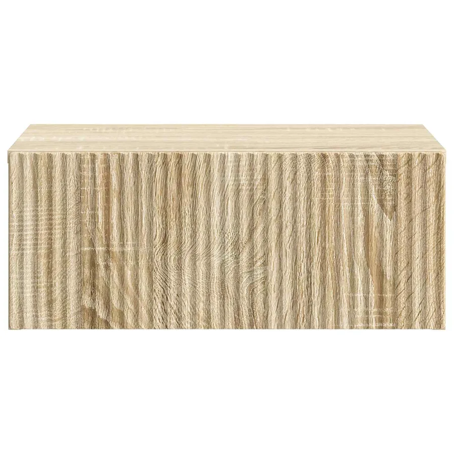 Cabinet de chevet mural 2 pcs Chêne Sonoma 49 x 34,5 x 20 cm - 7
