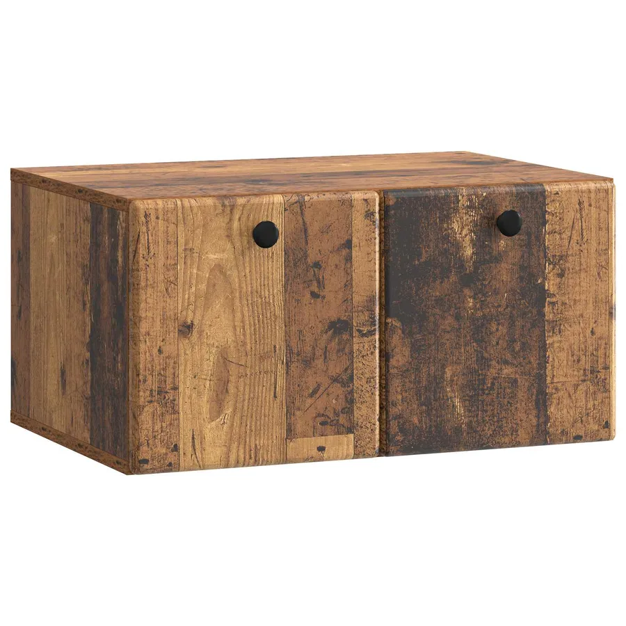 Meuble TV mural 59,5 x 41 x 30 cm Bois ancien Bois d'ingénierie - 2
