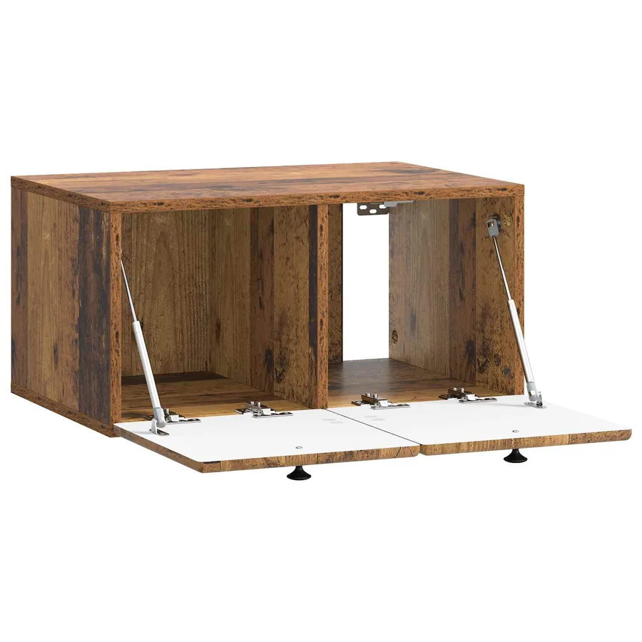 Meuble TV mural 59,5 x 41 x 30 cm Bois ancien Bois d'ingénierie - 5