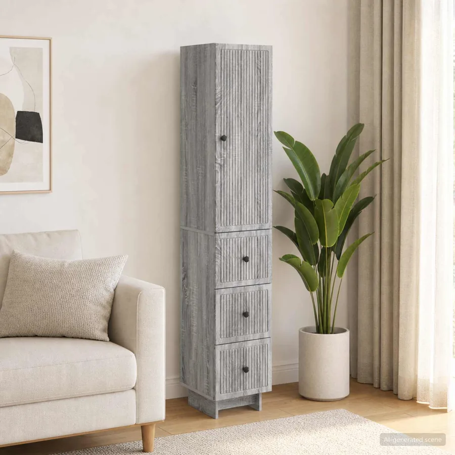 Ensemble de Meubles 2 pcs 33 x 34,5 x 90 cm Bois d'ingénierie