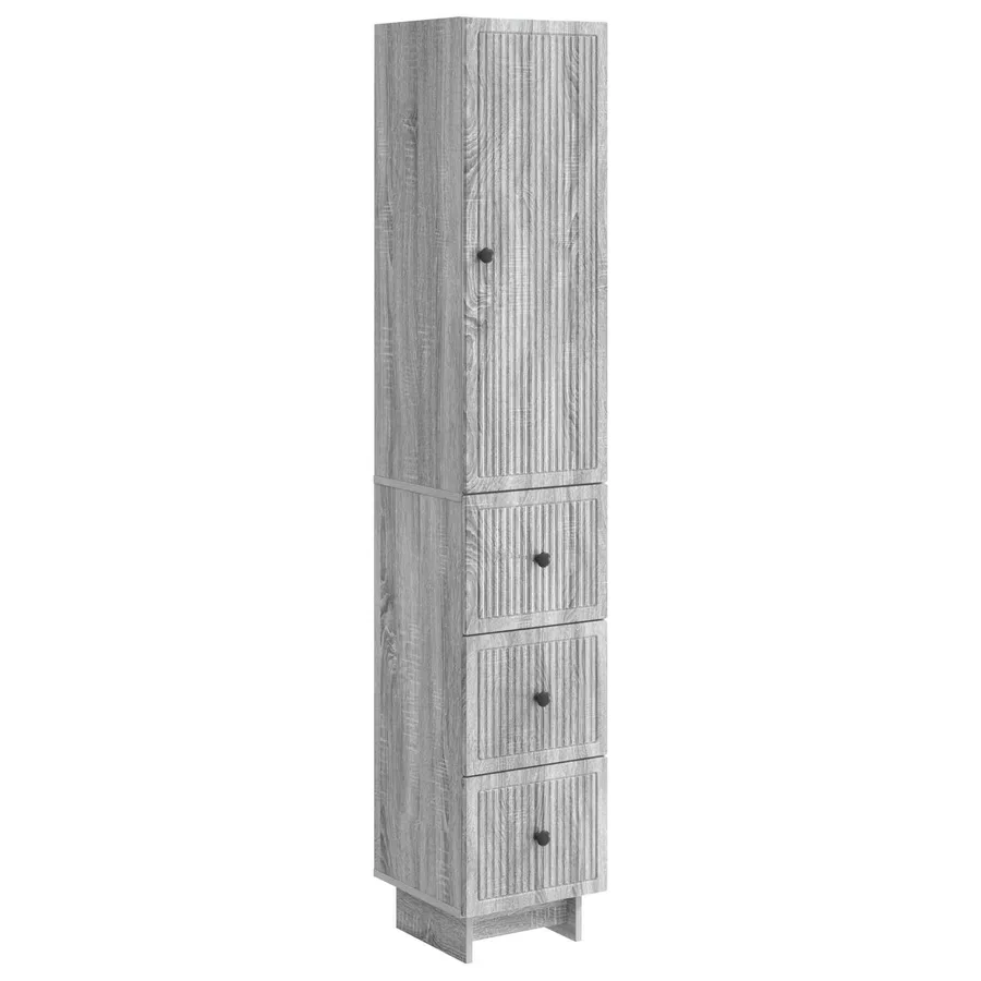 Ensemble de Meubles 2 pcs 33 x 34,5 x 90 cm Bois d'ingénierie - 2