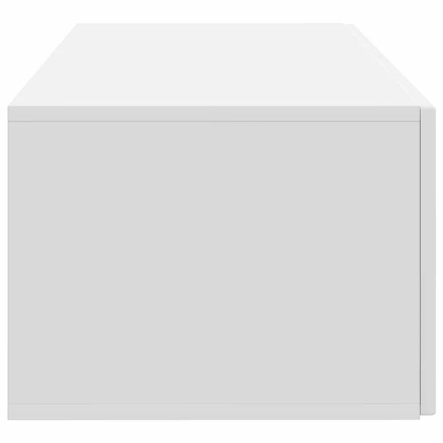 Meuble TV mural Blanc 78,5 x 41 x 30 cm Bois d'ingénierie - 7