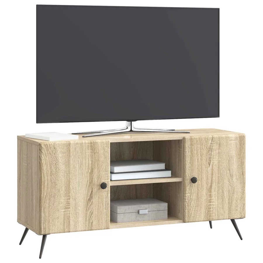 Meuble TV Chêne Sonoma 102 x 34,5 x 50 cm Bois d'ingénierie - 3
