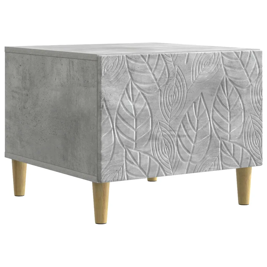Table basse Gris béton 50 x 49 x 40 cm Bois d'ingénierie - 2