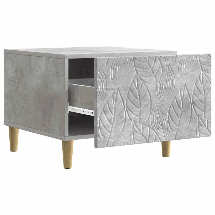 Table basse Gris béton 50 x 49 x 40 cm Bois d'ingénierie - 3