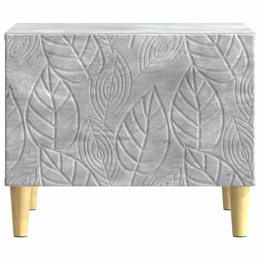 Table basse Gris béton 50 x 49 x 40 cm Bois d'ingénierie - 4