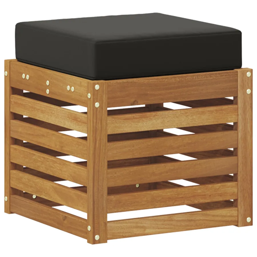 Banc de jardin Bois d'Acacia Massif Naturel - 2