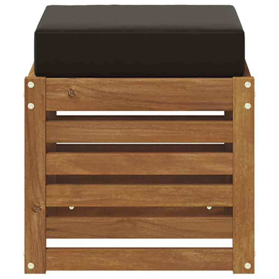 Banc de jardin Bois d'Acacia Massif Naturel - 3
