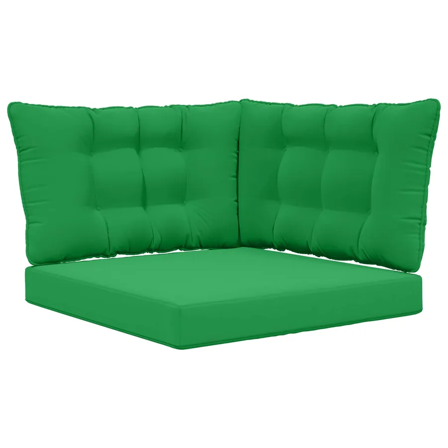 Coussin de canapé d'extérieur Polyester Vert 80 x 43 x 10 cm - 2