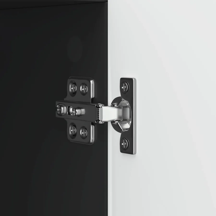 Buffet Noir 89 x 34,5 x 80 cm Bois d'ingénierie - 9