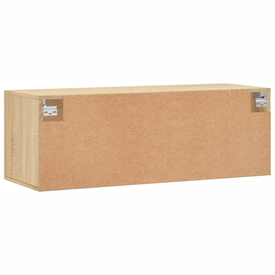 Armoire murale chêne sonoma 100x36,5x35 cm bois d'ingénierie - 8