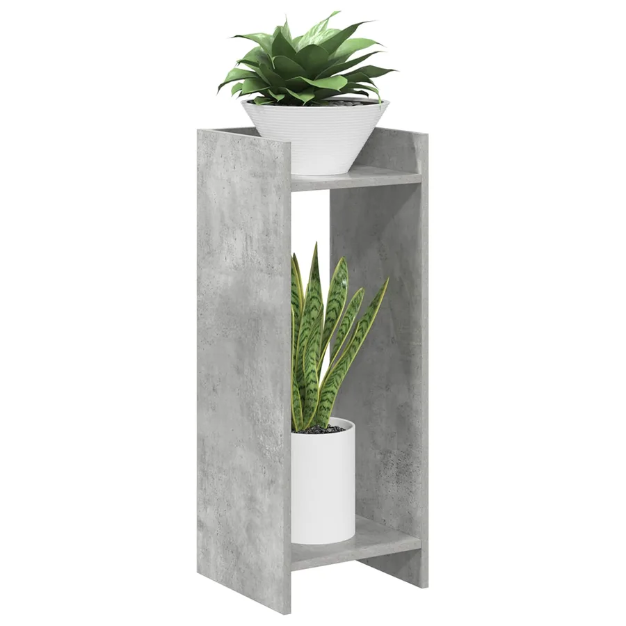 Support de Plante 2 pc Gris Béton 30 x 30 x 80 cm - 3