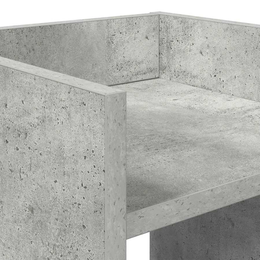 Support de Plante 2 pc Gris Béton 30 x 30 x 80 cm - 9