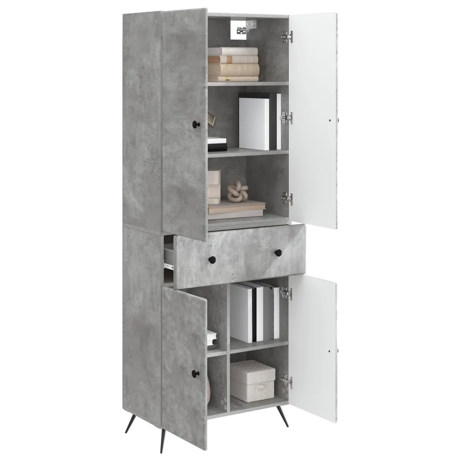 2 pcs Gris béton - 2