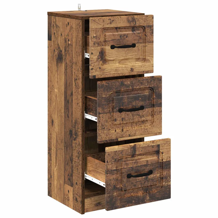 Armoire à tiroirs Bois ancien 33 x 34,5 x 87 cm - 5