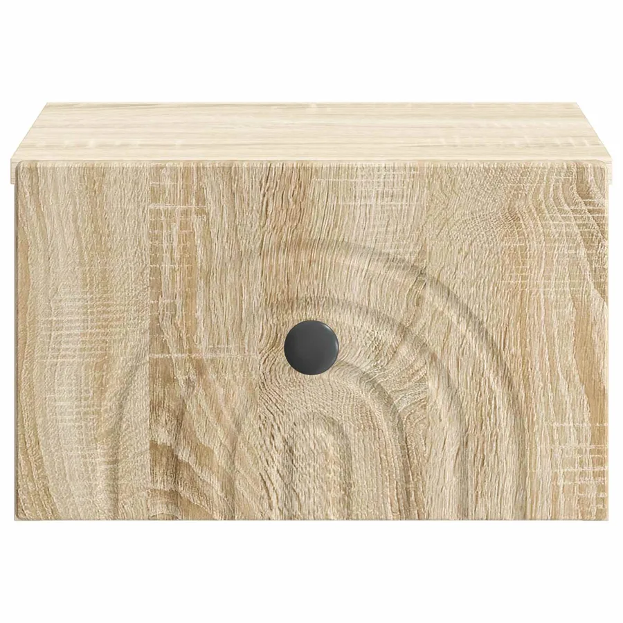 Cabinet de chevet mural 2 pcs Chêne Sonoma 33 x 34,5 x 20 cm - 7