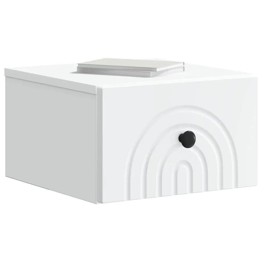 Cabinet de chevet mural 2 pcs Blanc 33 x 34,5 x 20 cm - 3