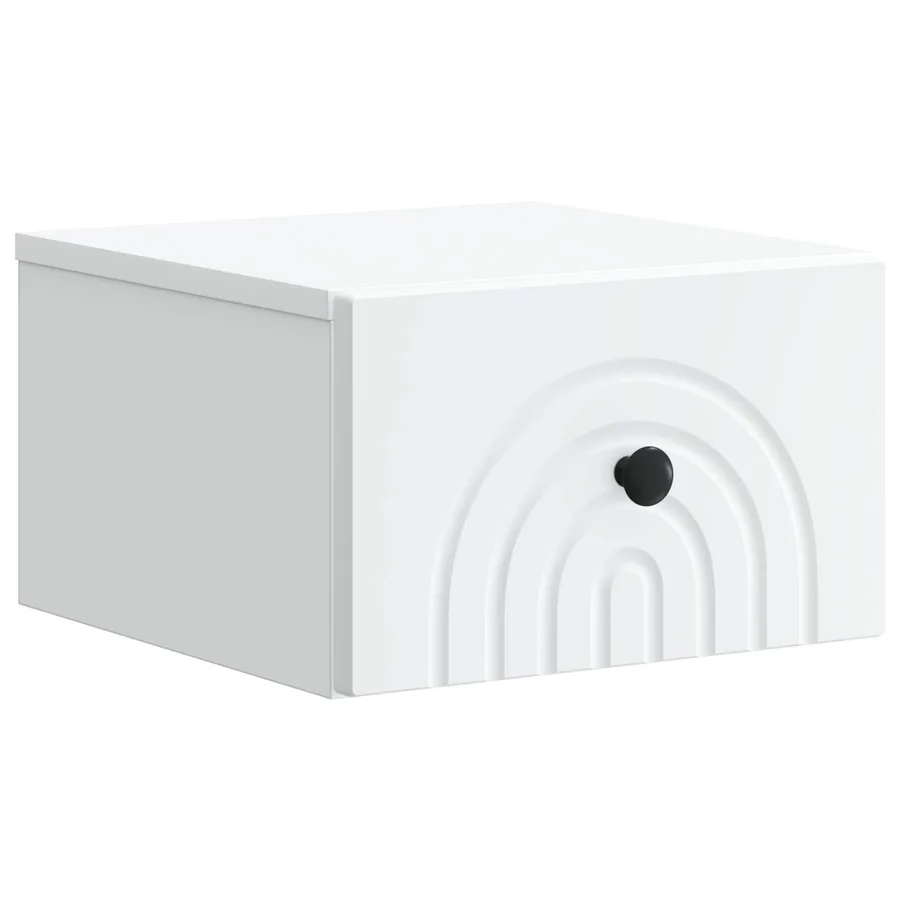 Cabinet de chevet mural 2 pcs Blanc 33 x 34,5 x 20 cm - 5