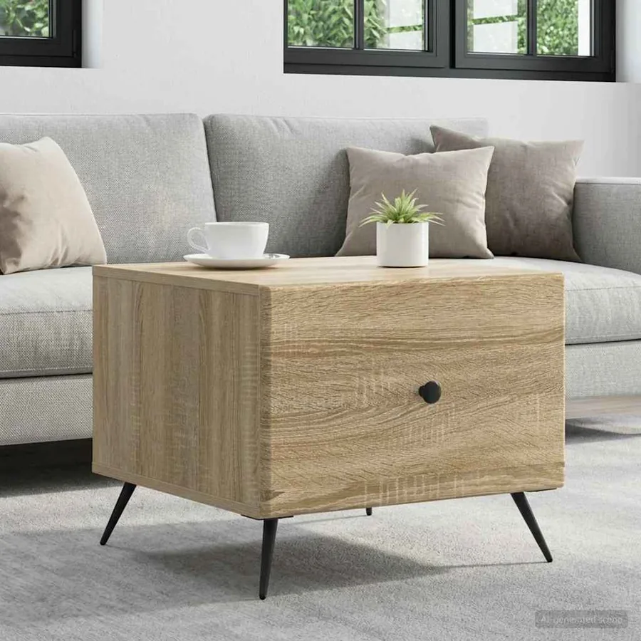 Table basse Chêne Sonoma 49 x 50 x 40 cm Bois d'ingénierie