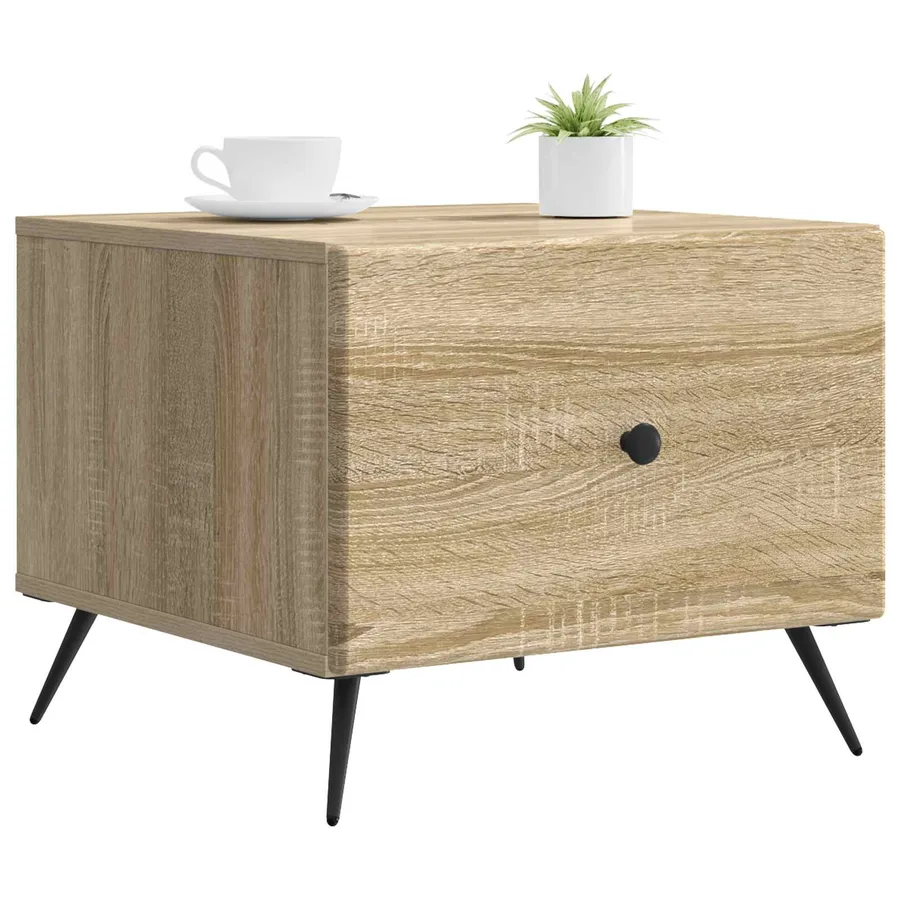 Table basse Chêne Sonoma 49 x 50 x 40 cm Bois d'ingénierie - 3