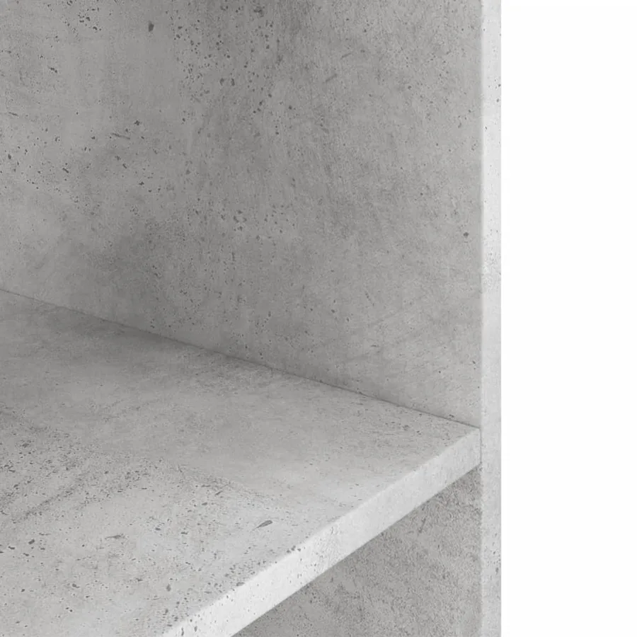 Support d'aquarium en béton gris 100 x 40 x 60 cm Bois d'ingénierie - 6