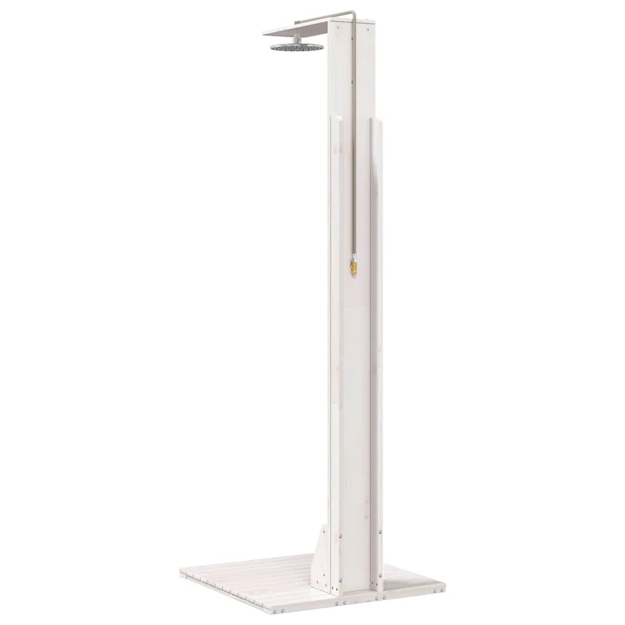 Douche d'extérieur 214,5 cm Blanc - 6