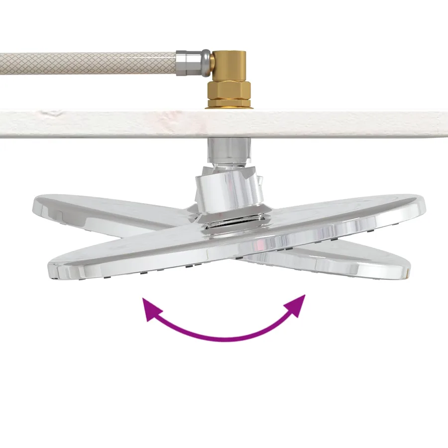 Douche d'extérieur 214,5 cm Blanc - 9