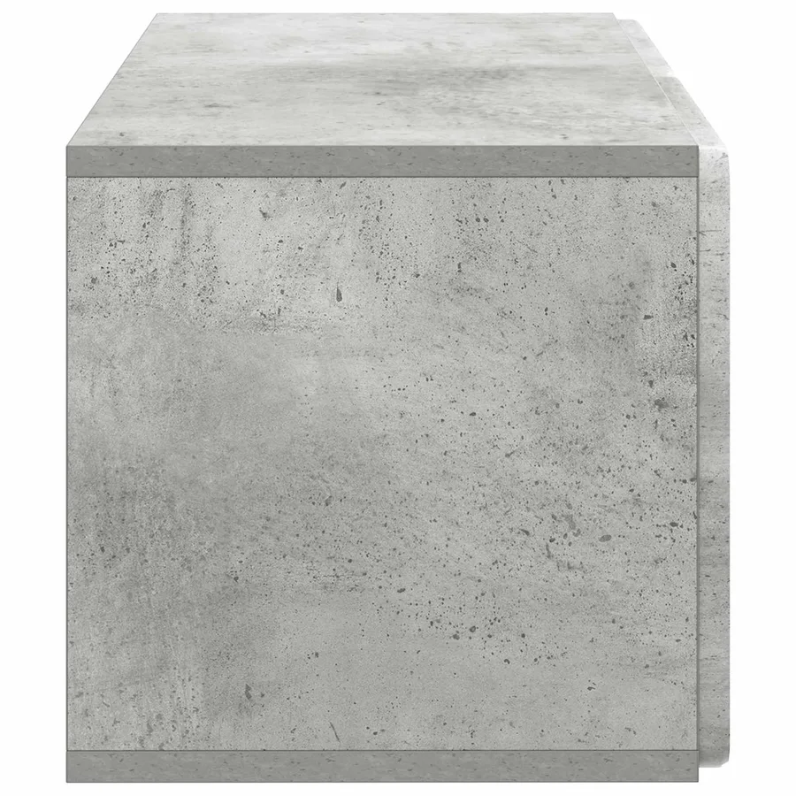 Meuble TV mural 59,5 x 31 x 30 cm Gris béton Bois d'ingénierie - 7