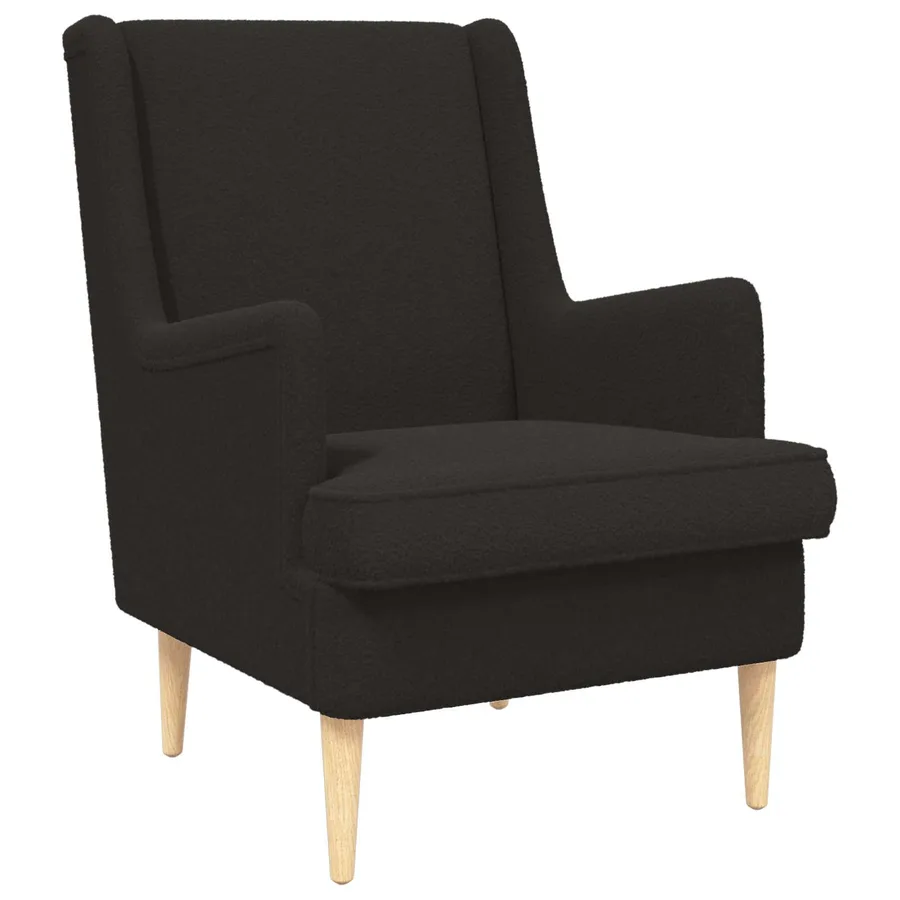 Fauteuil Noir Tissu - 2