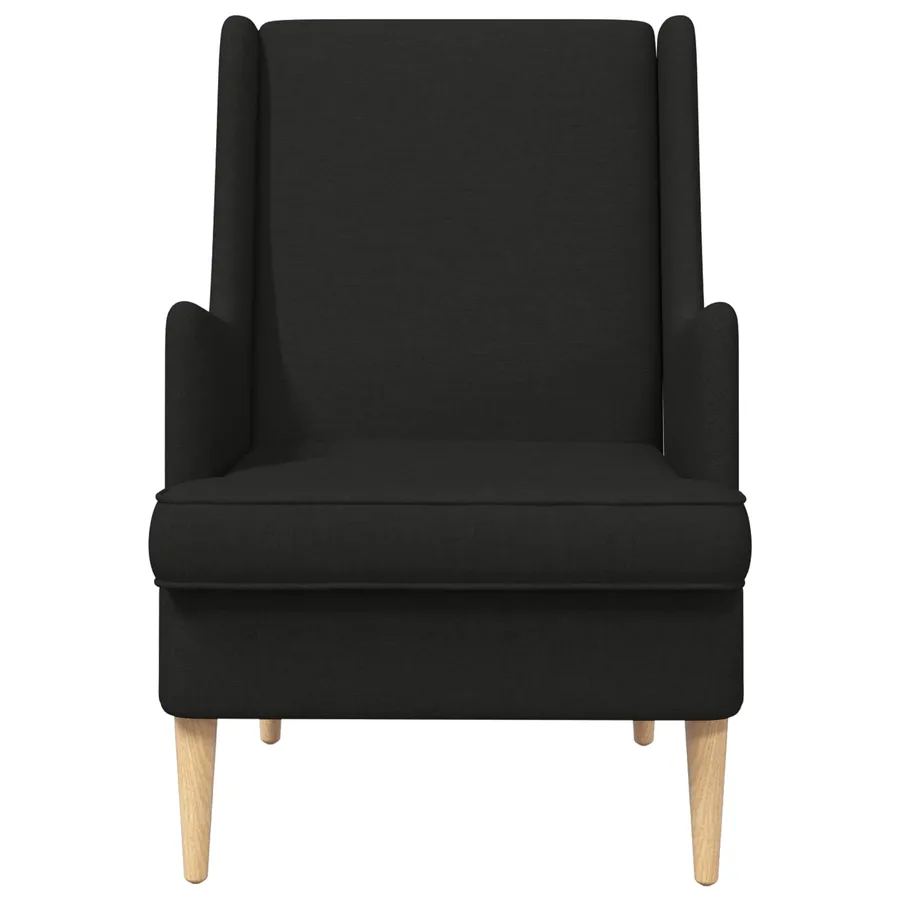 Fauteuil Noir Tissu - 4
