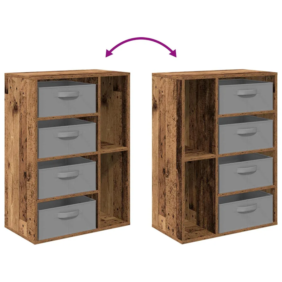 Buffet Bois ancien 60 x 33,5 x 84 cm - 13