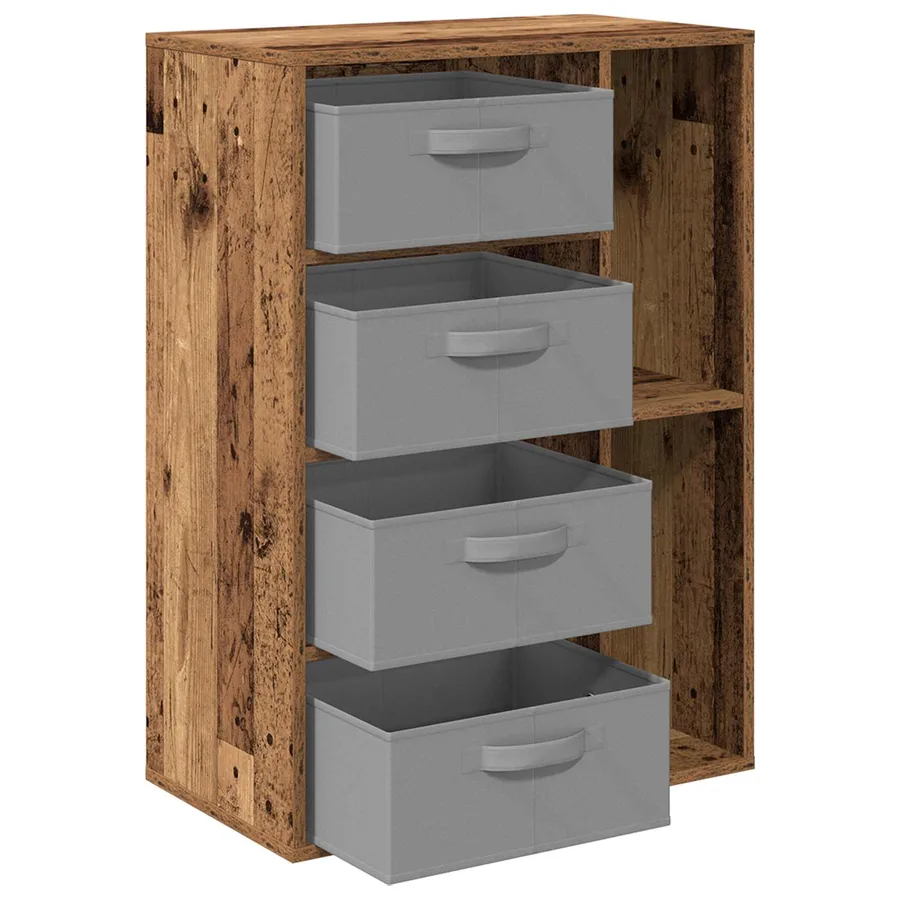 Buffet Bois ancien 60 x 33,5 x 84 cm - 5