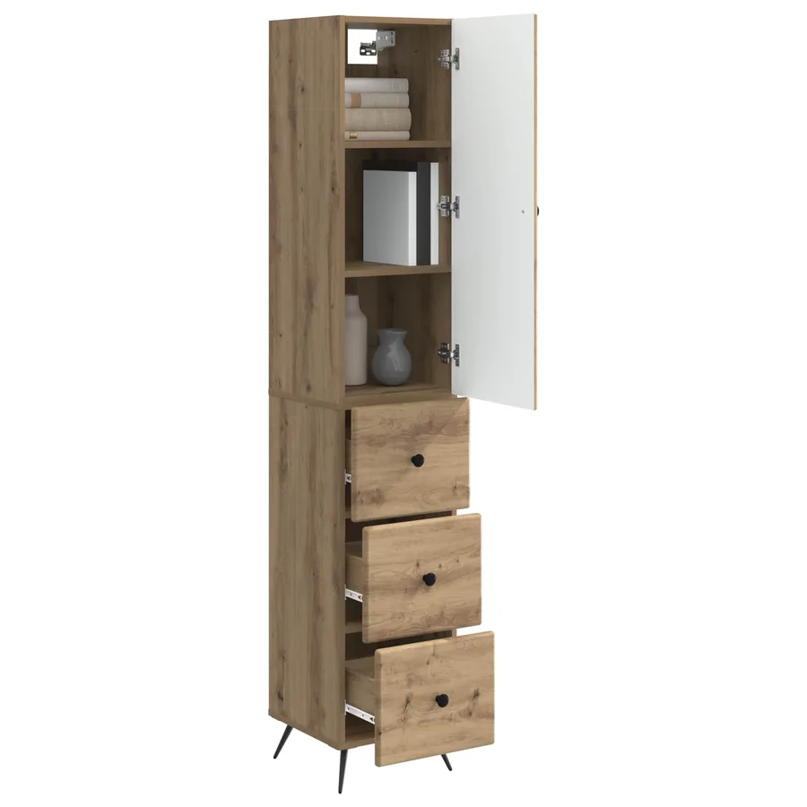 Ensemble de Meubles 2 pc 34,5 x 34,5 x 90 cm Bois d'ingénierie - 3