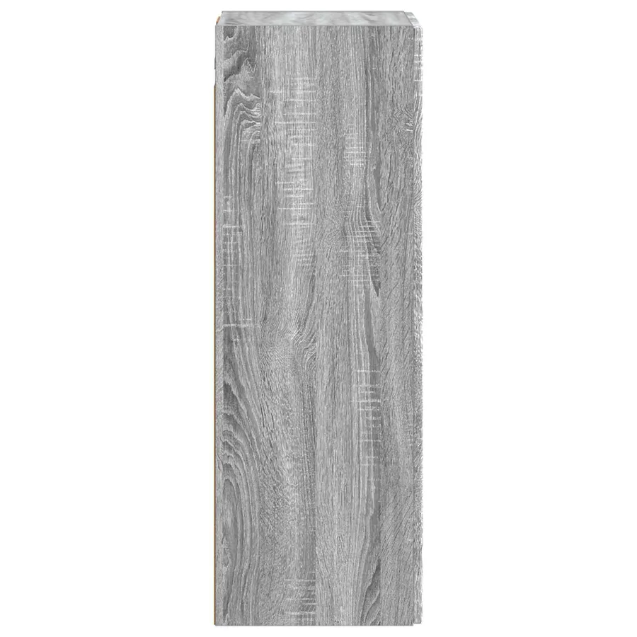 Cabinet de Salle de Bain Mural Sonoma gris 33 x 34,5 x 60 cm - 4