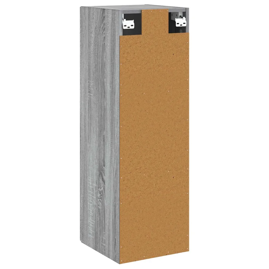 Cabinet de Salle de Bain Mural Sonoma gris 33 x 34,5 x 60 cm - 5