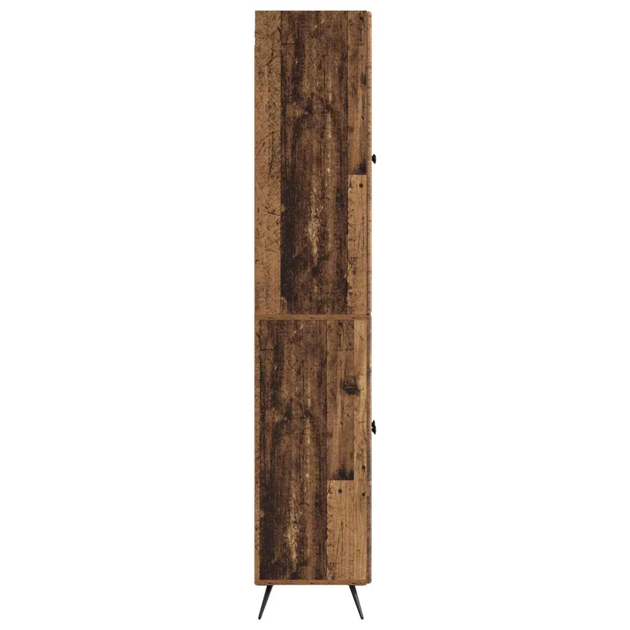 Ensemble de Meubles 2 pcs Bois ancien Bois d'ingénierie - 6