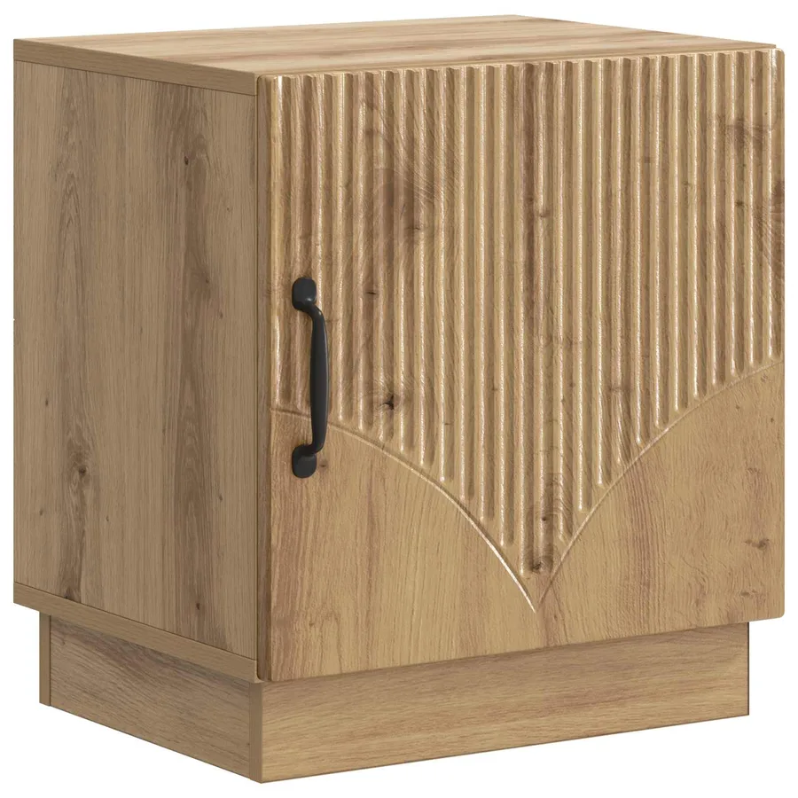 Table de chevet 2 pc Chêne artisanal 43 x 34,5 x 47 cm - 5