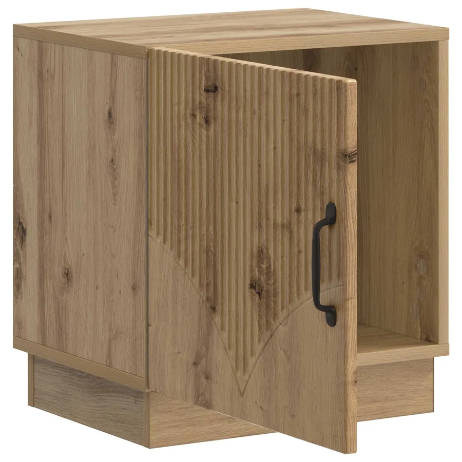 Table de chevet 2 pc Chêne artisanal 43 x 34,5 x 47 cm - 6