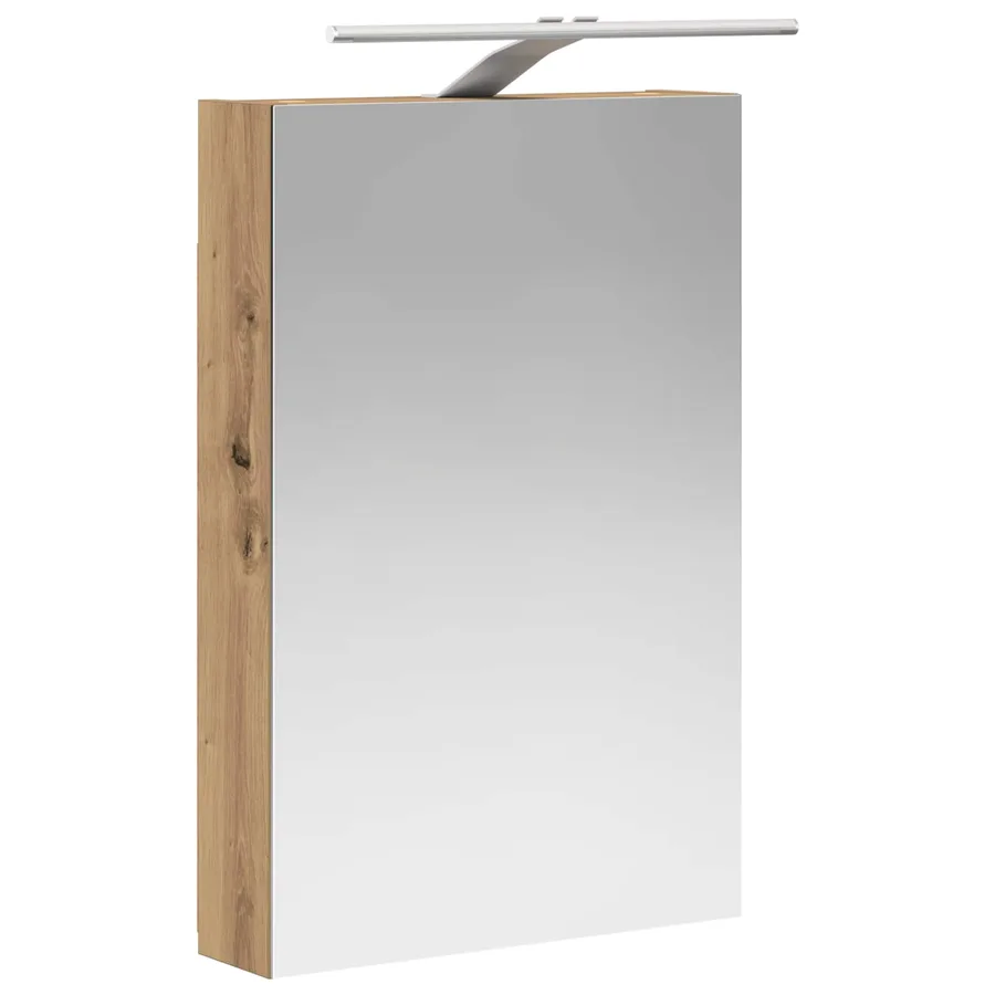 Ensemble de mobilier de salle de bain 5 pc Chêne artisanal - 5