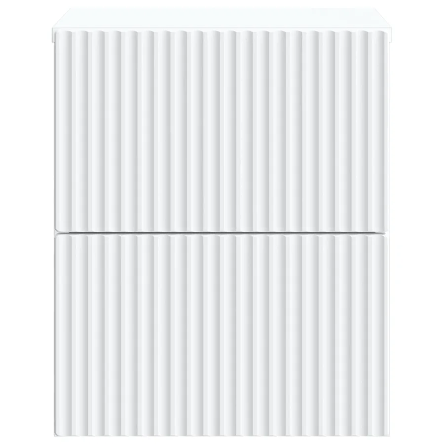 Cabinet de chevet mural avec tiroir Blanc 33 x 34,5 x 40 cm - 5