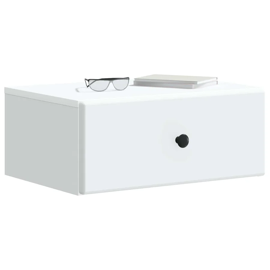Cabinet de chevet mural 2 pcs Blanc 49 x 34,5 x 20 cm - 3