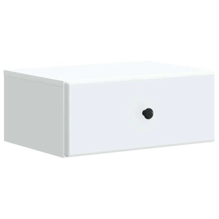 Cabinet de chevet mural 2 pcs Blanc 49 x 34,5 x 20 cm - 6