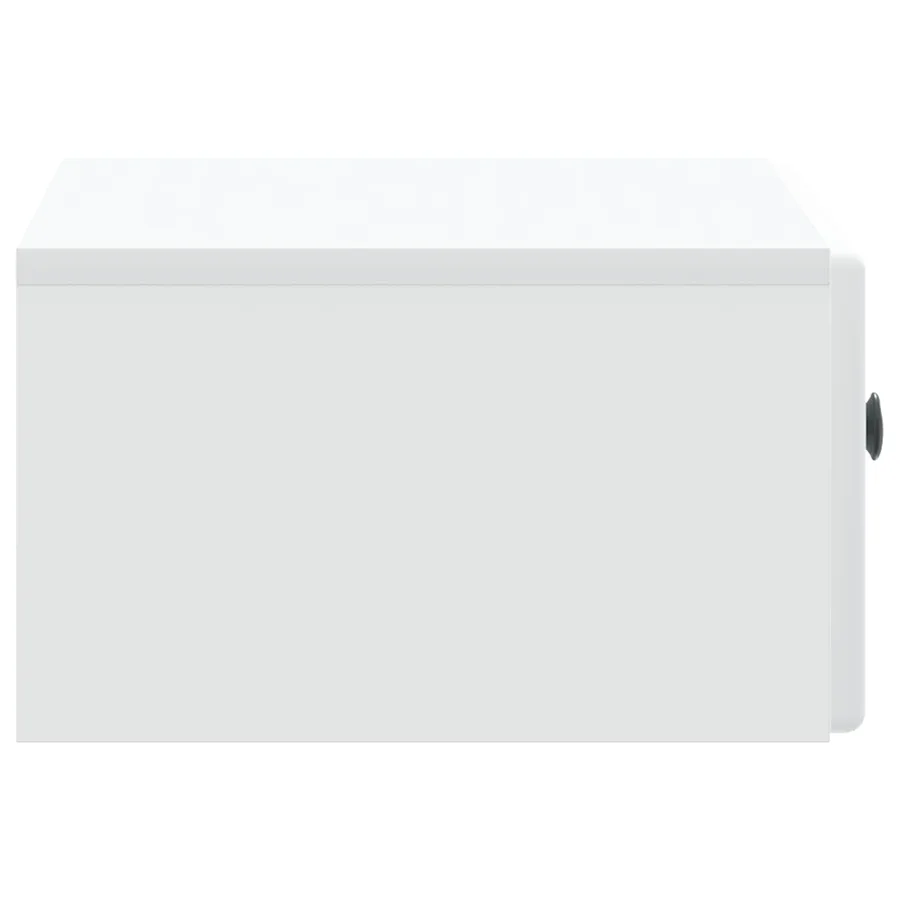 Cabinet de chevet mural 2 pcs Blanc 49 x 34,5 x 20 cm - 9