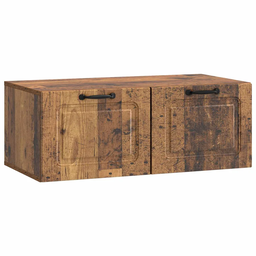 Meuble TV mural Bois ancien 78,5 x 41 x 30 cm Bois d'ingénierie - 2