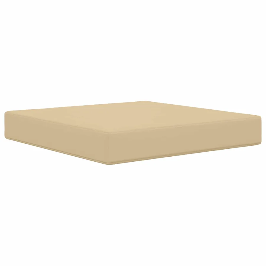 Coussin de canapé d'extérieur 2 pcs Beige Polyester - 4