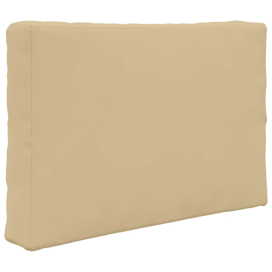 Coussin de canapé d'extérieur 2 pcs Beige Polyester - 5